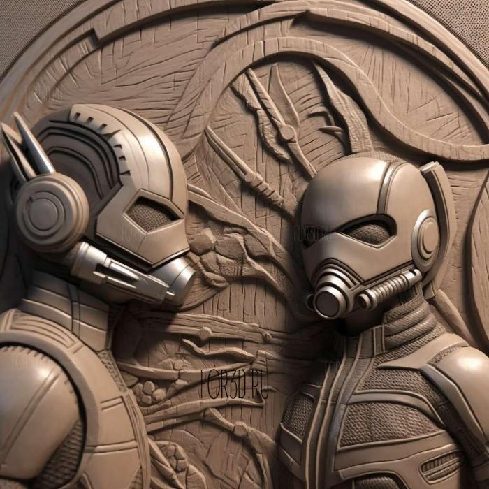 Ant Man and the Wasp movie 2 stl model for CNC